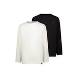 Vingino longsleeves - wit/zwart (set van 2)