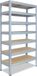Shelfplaza PRO étagère métallique - 200x120x50 cm - zingué - 7 tablettes