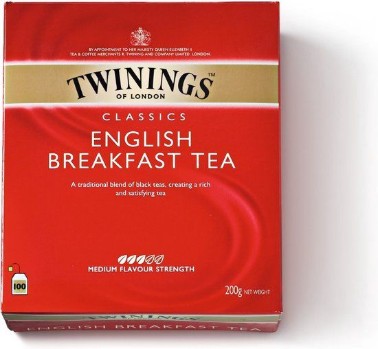 Twinings English Breakfast Thee - 100 zakjes