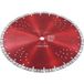 Disque de coupe diamanté avec turbo et trous acier 350 mm