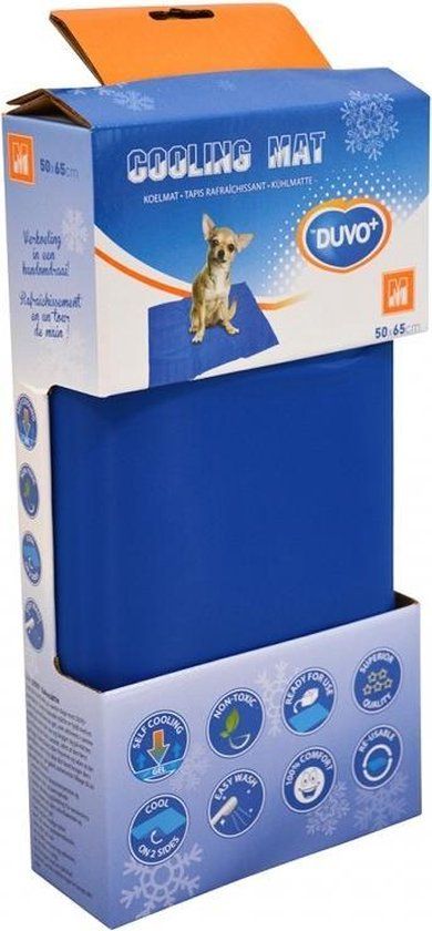 Duvo Koelmat Hond - Blauw - M: 65 x 50 cm