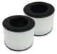 HIMOX Filtres de remplacement, 2-pack, H13 HEPA, convient pour HIMOX H02 et TechCare TC-6020B
