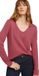 Tom Tailor Pull en maille à col en V - Taille XXL - rose douillet