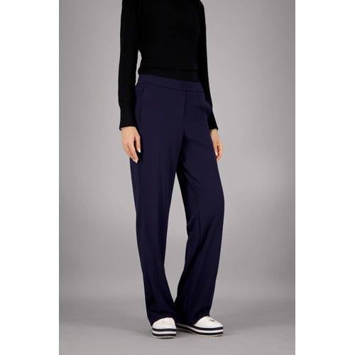 Gardeur Wide Leg Broek Marine