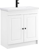 vidaXL Badkamermeubel Set Wit 56 x 37,5 x 81 cm Bewerkt hout
