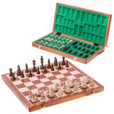 SQUARE - Jeu d'échecs professionnel en bois STAUNTON N° 6 WW