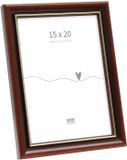 Deknudt Frames Fotolijst S407H2 - Hout - Bruin - Gouden Biesje - 15x20 cm