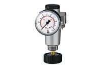 Drukregelaar RIEGLER Drukregelaar »standaard«, incl. manometer, BG 1, G 1/4, PE max. 16 bar, mediumtemperatuur max. 60 °C, regelbereik 0,2-6 bar.