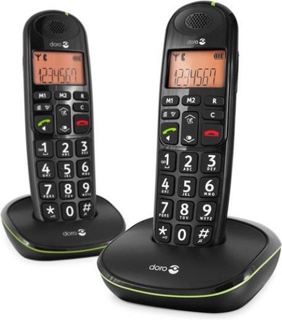 Doro PhoneEasy 100W Duo - Zwart