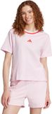 Adidas Sportswear Essentials Color Pop Cotton T-Shirt - Dames - Roze