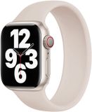 Apple Siliconen solobandje voor de Apple Watch | 38/40/41/42 mm - Maat 7 - Starlight