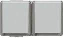 Siemens 5UB4722 Wandcontactdoos met randaarde Delta Grijs Schakelmateriaal 1 stuk(s)