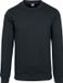 Urban Classics Basic Terry Crew Heren Sweatshirts - Zwart - 3XL
