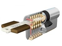 TESA TK153040N TK100 Veiligheidscilinder 30x40 mm Nikkel