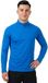 Gill T-shirt à manches longues avec fermeture éclair Bleu S Hommes Polyester