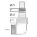 Ribimex PRRACRPVC water pomp accessoire