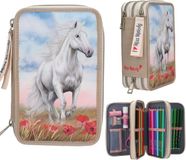 Depesche Miss Melody 3-vaks etui - POPPY SAND