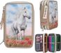 Depesche Miss Melody 3-vaks etui - POPPY SAND