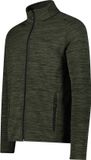 CMP Stretch Fleece - Oil green mel. - Maat Herren_EU 60