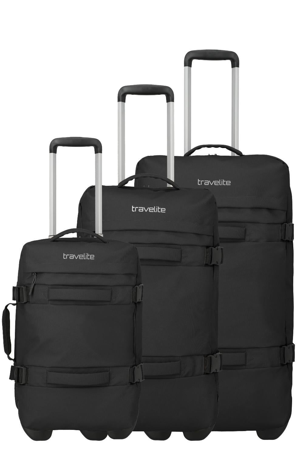 Travelite Bolonia Wheeled Duffle L/M/S Black