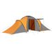 Tente 6 personnes gris et orange