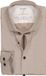 OLYMP Level 5 body fit chemise 24/7 - beige structure tricot - Repassage facile - Tour de cou : 38