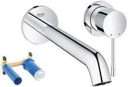 GROHE Essence New inbouw wandkraan 2gats L size met uitloop 23cm chroom 0442582/sw28941