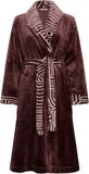 Pastunette Premium - Badjas - Lunar Lines - Flannel Fleece - Paars - Maat XL