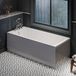Richmond Baignoire rétro – 170 cm x 70 cm - Avec tablier frontal de qualité première