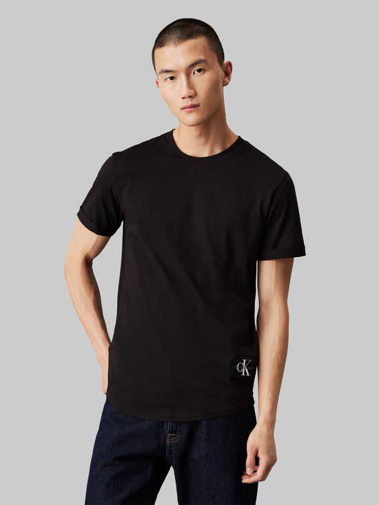 Calvin Klein Jeans T-shirt Heren Zwart Katoen XXL