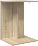 vidaXL Bijzettafel Sonoma Eik 45 x 40 x 62,5 cm Bewerkt hout