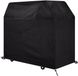 Housse de barbecue étanche, housse en tissu Oxford noir, 105x49x102 cm