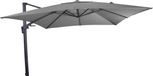 Zweefparasol VirgoFlex Grijs 3x3m - 360° draaibaar - Rond - Polyester - Aluminium