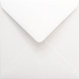 Netuno Gladde witte enveloppen vierkant K4-110 - 110 x 110 mm - 25 stuks - NK natgelijmde - 120 gram - Malmero