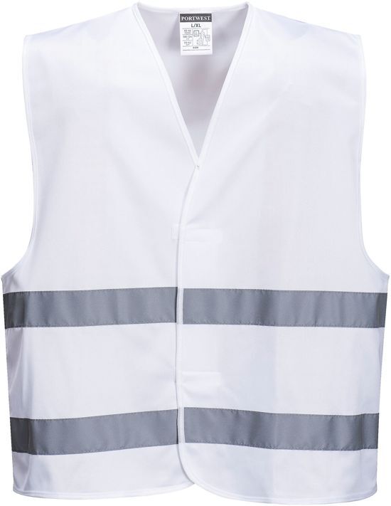 Portwest Verkeersvest Wit - Maat 2XL / 3XL