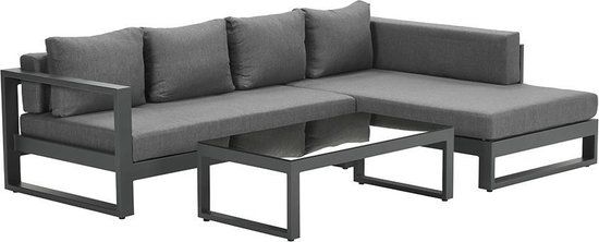 Garden Impressions Esmee loungeset links carbon black mystic grey