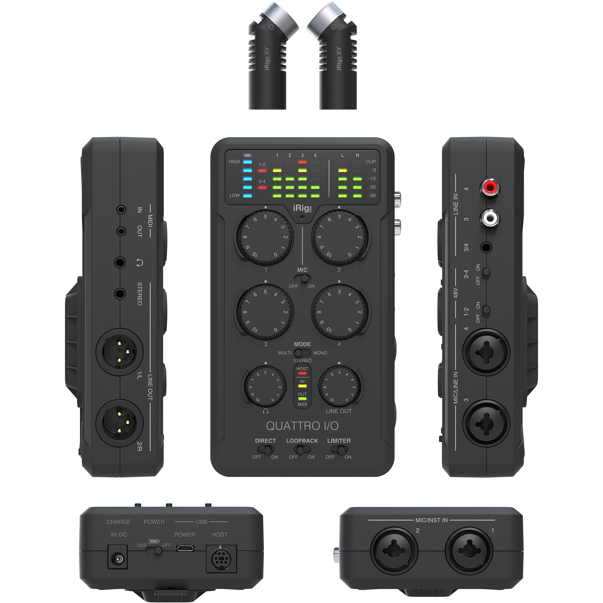 IK Multimedia iRig Pro Quattro I/O Deluxe