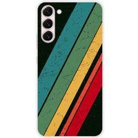 Samsung Galaxy S23 Plus Grunge Bedrukt Siliconen Hoesje