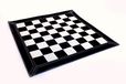 Échiquier en cuir véritable, 19" x 19", enroulable, qualité tournoi, noir
