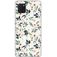 Samsung Galaxy Note 10 Lite Flowers Bedrukt siliconen hoesje