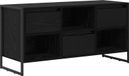 Chêne noir meuble TV 100 x 36 x 49,5 cm bois transformé