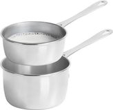 Kinvara Casserole et poêle à sauce - Set de 2 - Inox - Argent