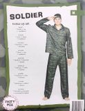 Party Mix Soldaten Kostuum - Soldier - Maat L - Carnaval - Verkleedkleding