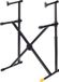 HERCULES Stands HCKS-210B dubbele keyboardstandaard, EZ-LOK-systeem, X-Style