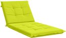 vidaXL Ligstoel Kussen GEMERT 100% Polyester Helder Groen