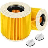 Phonillico® Filter voor Karcher WD2 WD3 vervangende stoffilters 6.414-552.0 [Pack 2]