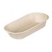 Tessera Bio Products QR700 suikerriet M/W voedselcontainer, rechthoekig, beige, inhoud 700 ml, lengte 19 cm, breedte 11 cm, hoogte 50 stuks