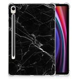 B2Ctelecom Samsung Galaxy Tab S9 Tablet Back Cover Marmer Zwart