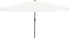 vidaXL Stokparasol 395 x 395 x 245 cm Polyester Rond Zand en Antraciet