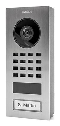DoorBird D1101V - Station vidéo IP - Filaire et sans fil - Argent (brossé)